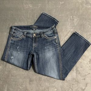 Silver Jeans Twisted Capri